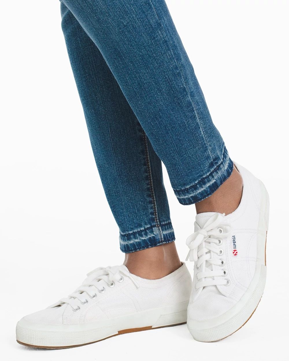 Distressed Skimmer Jeans | White House Black Market